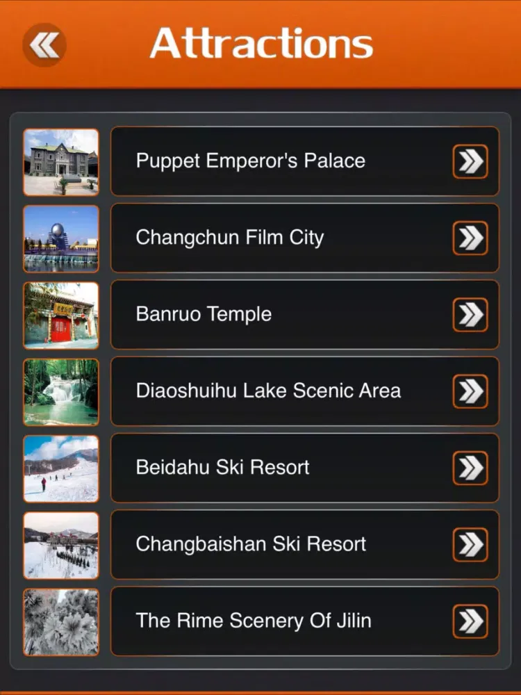 Changchun Travel Guide iPad  Screenshots