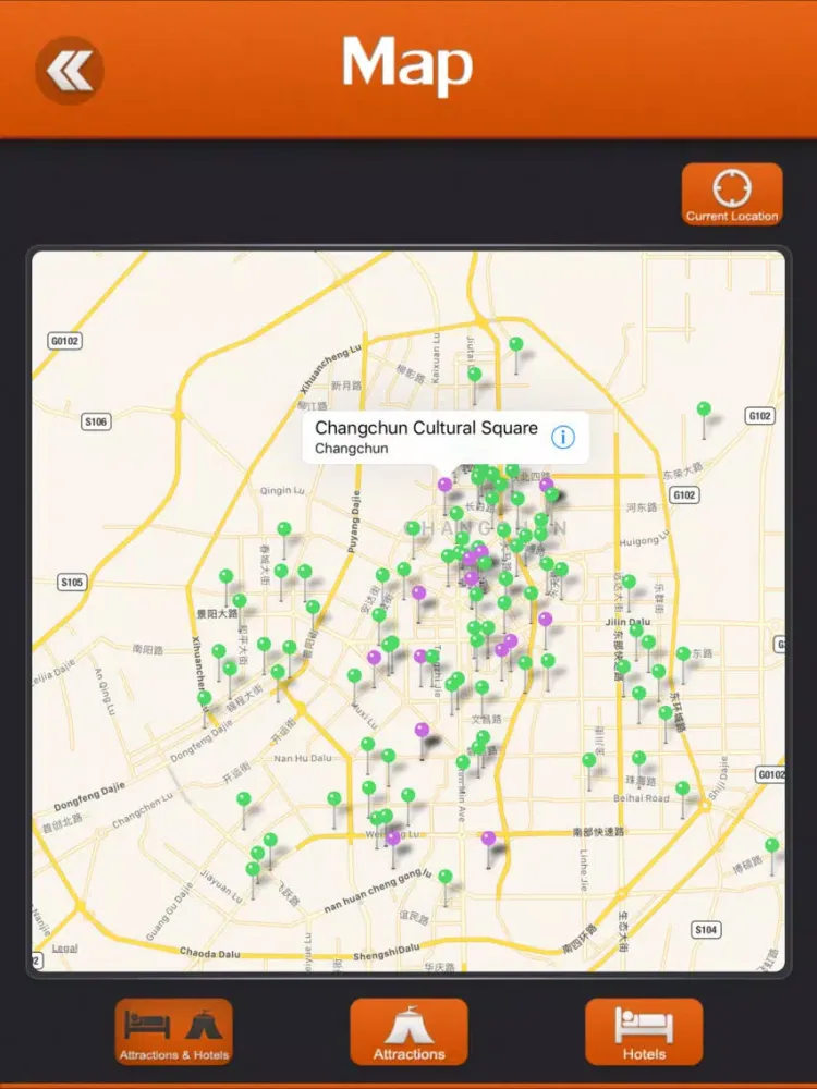 Changchun Travel Guide iPad  Screenshots