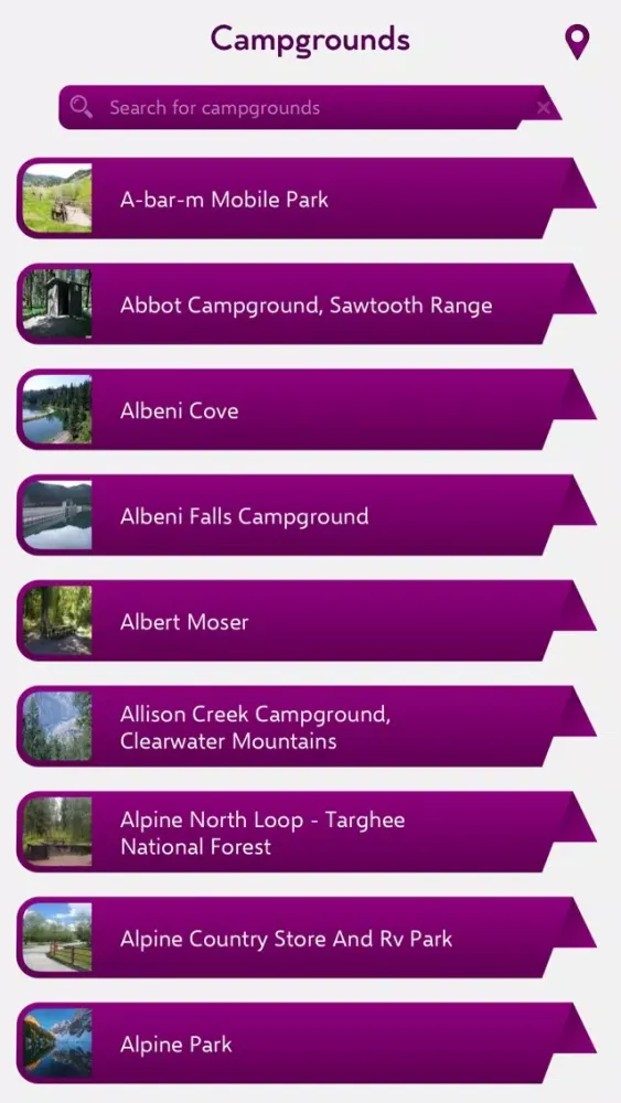 تصاویر Idaho Campgrounds & RV Parks