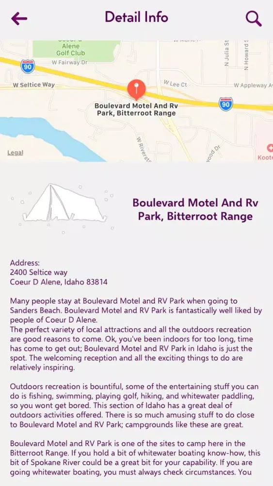 تصاویر Idaho Campgrounds & RV Parks