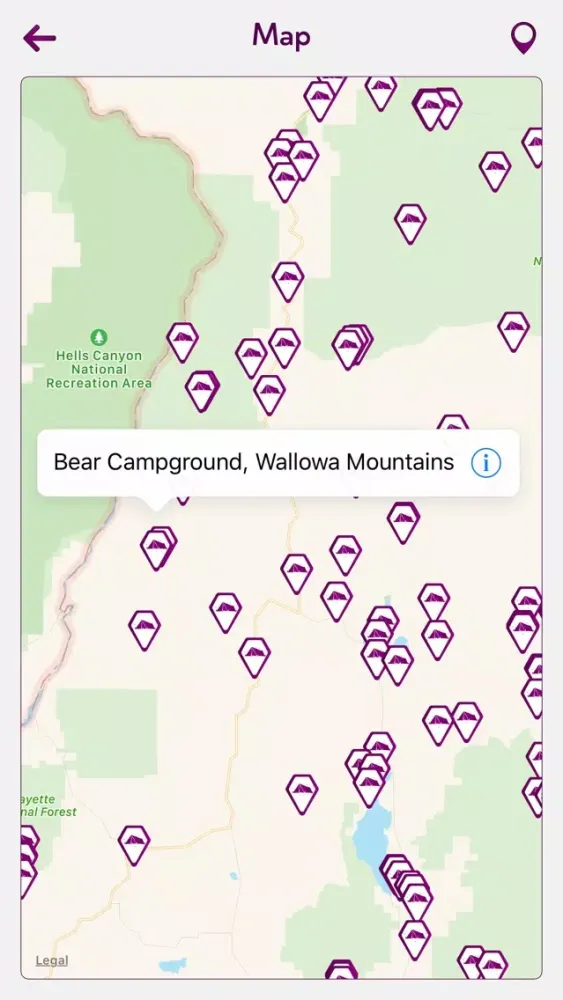 تصاویر Idaho Campgrounds & RV Parks