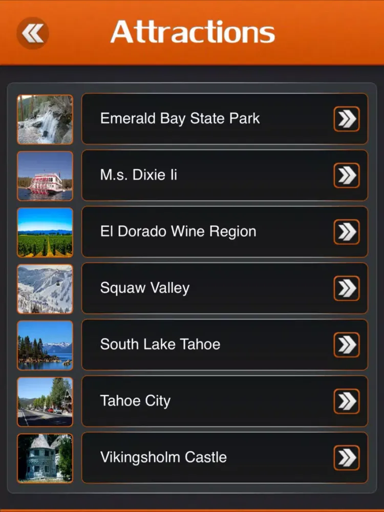 صور Lake Tahoe Tourism Guide iPad 