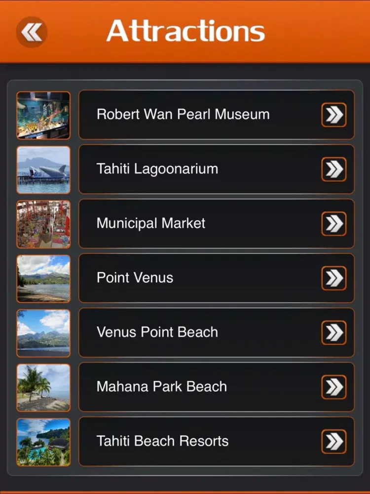 Papeete Travel Guide iPad 應用截圖