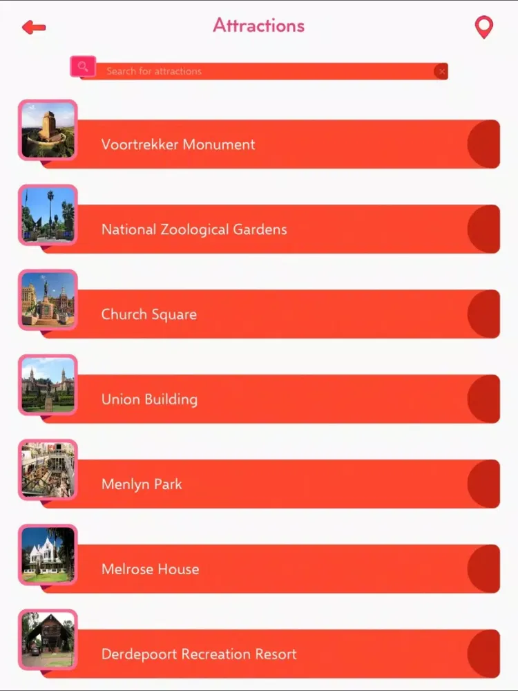 تصاویر Pretoria Offline Travel Guide iPad 