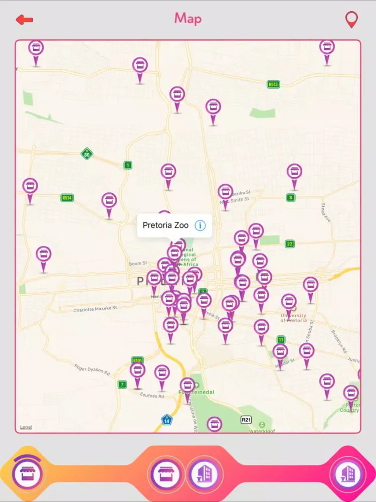 تصاویر Pretoria Offline Travel Guide iPad 
