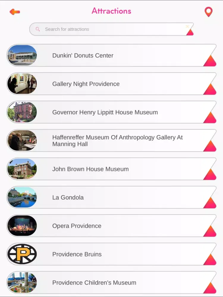 Providence Travel Guide iPad 应用截图