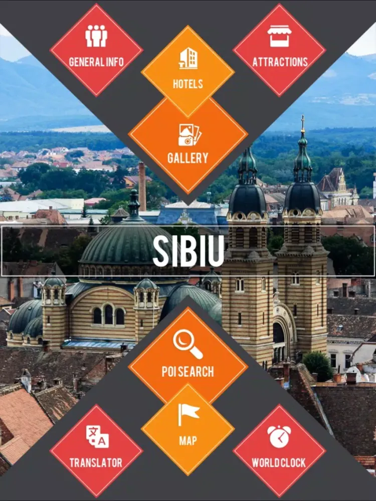 Sibiu Travel Guide iPad  스크린샷