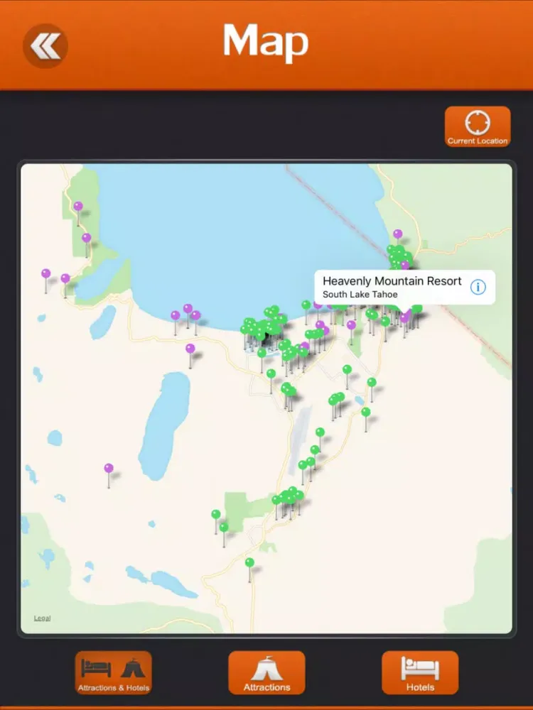 Capturas de tela do South Lake Tahoe City Guide iPad 