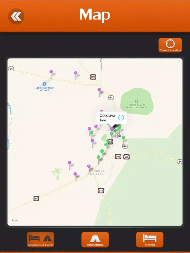 Taos Visitor Guide iPad  स्क्रीनशॉट