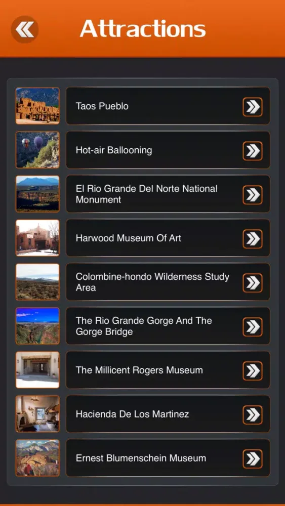 Taos Visitor Guide स्क्रीनशॉट
