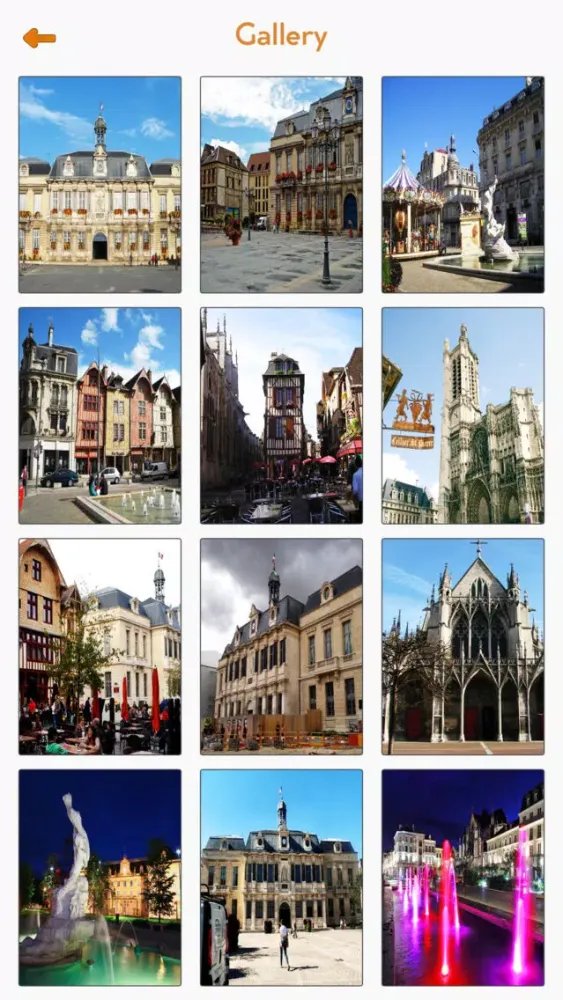 Tangkapan skrin Troyes Tourism Guide
