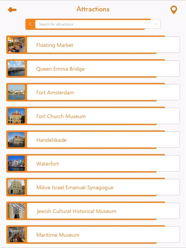 Willemstad City Guide iPad  Screenshots