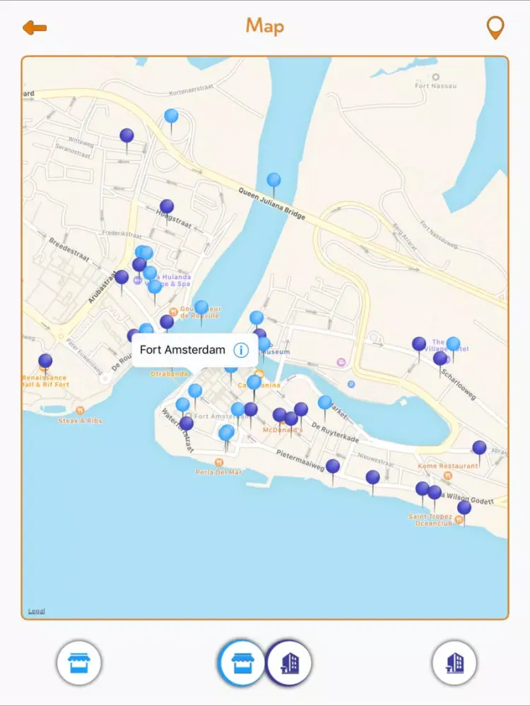 Willemstad City Guide iPad  Screenshots