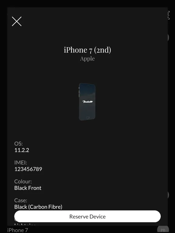 Tangkapan skrin Brandwidth Employee App iPad 