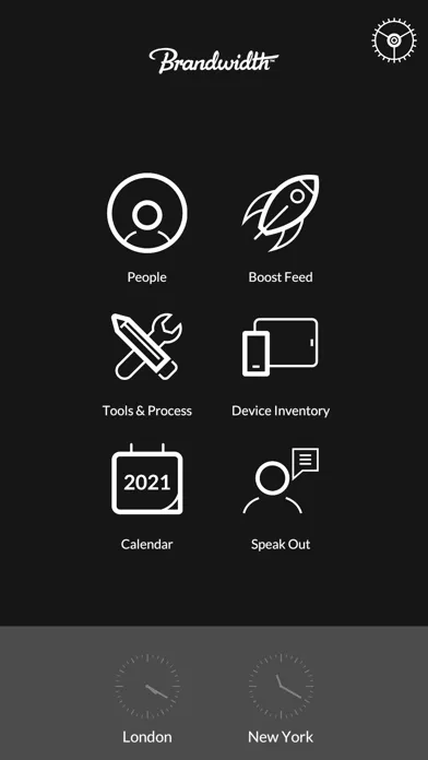 Tangkapan skrin Brandwidth Employee App