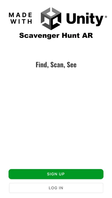 Ảnh chụp màn hình của Unity Scavenger Hunt