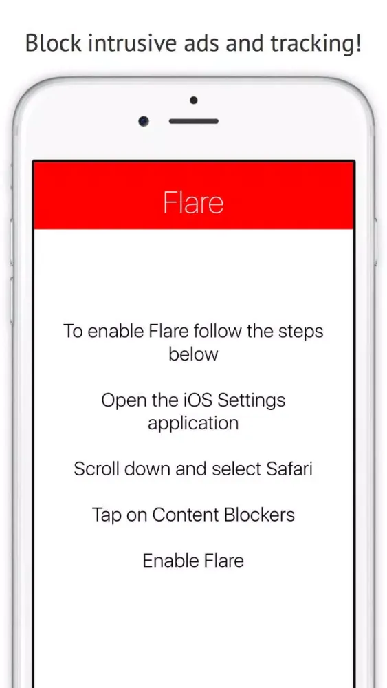 تصاویر Flare: Block Tracking and Ads