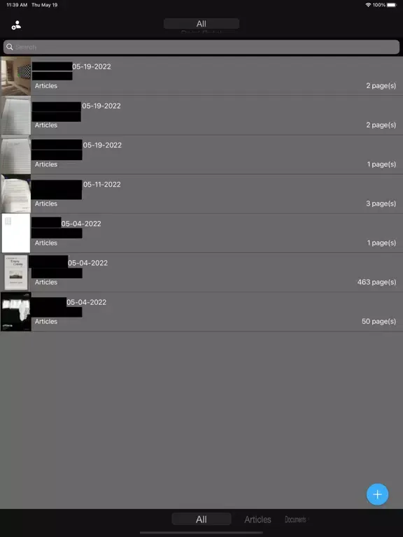 DocFile iPad  Screenshots