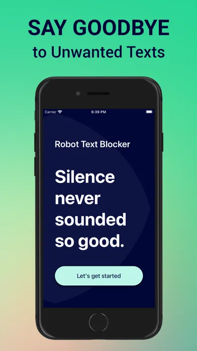 Robot Spam Text Blocker スクリーンショット