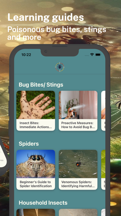 ภาพหน้าจอของ Spider Identifier App