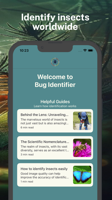 ภาพหน้าจอของ Spider Identifier App
