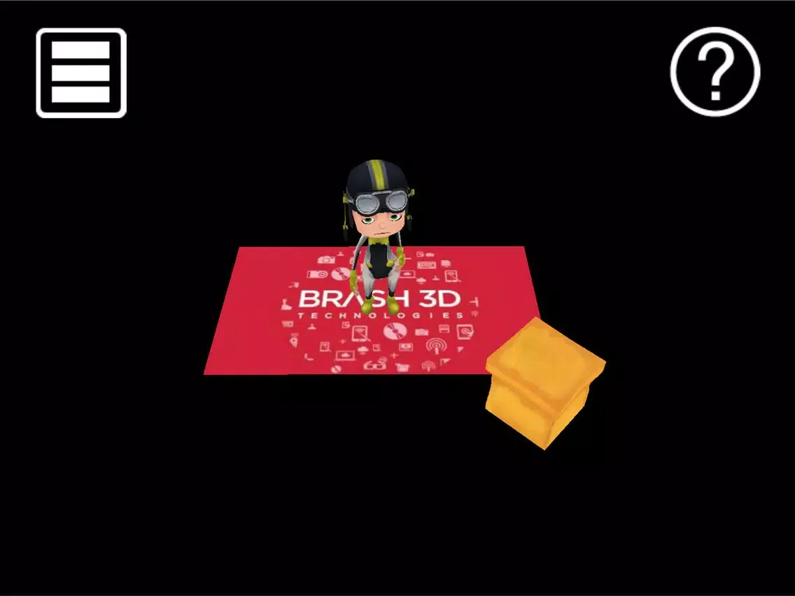 Tangkapan skrin Brash3D Business Card iPad 
