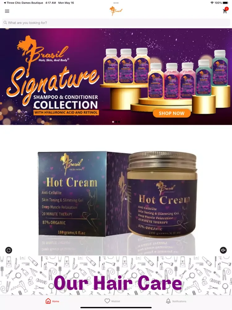 Brasil Hair Skin and Body iPad  스크린샷