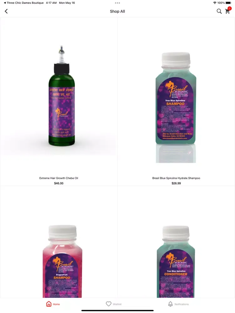 Brasil Hair Skin and Body iPad  스크린샷