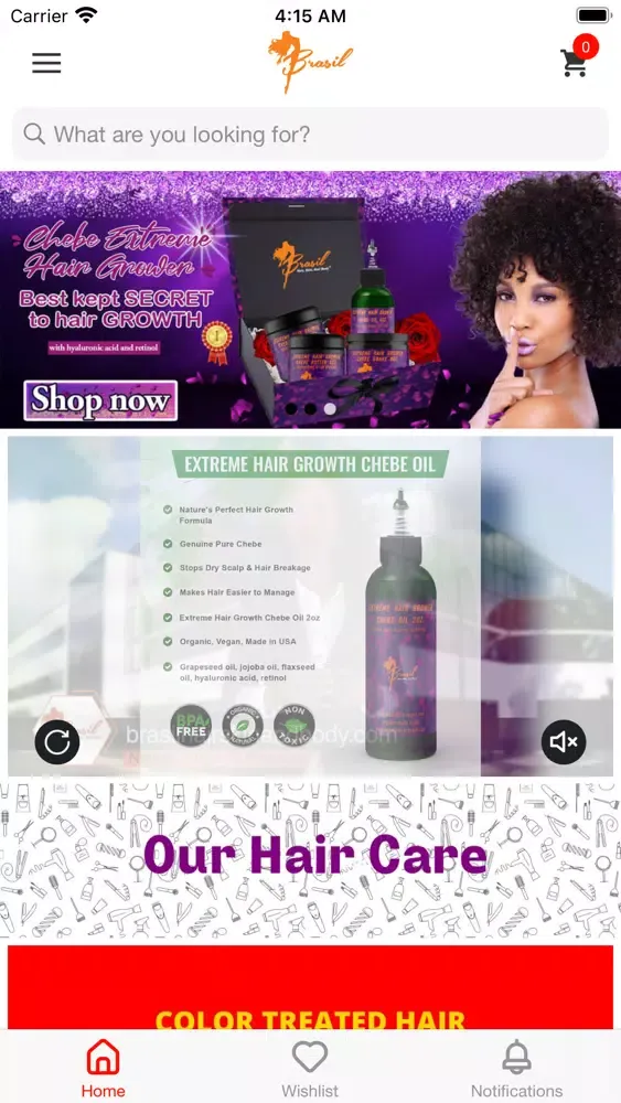 Brasil Hair Skin and Body 스크린샷
