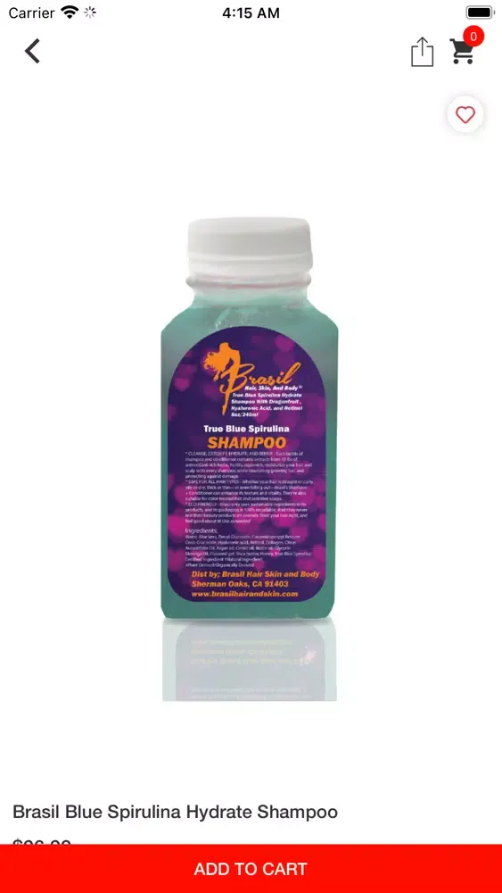 Brasil Hair Skin and Body 스크린샷