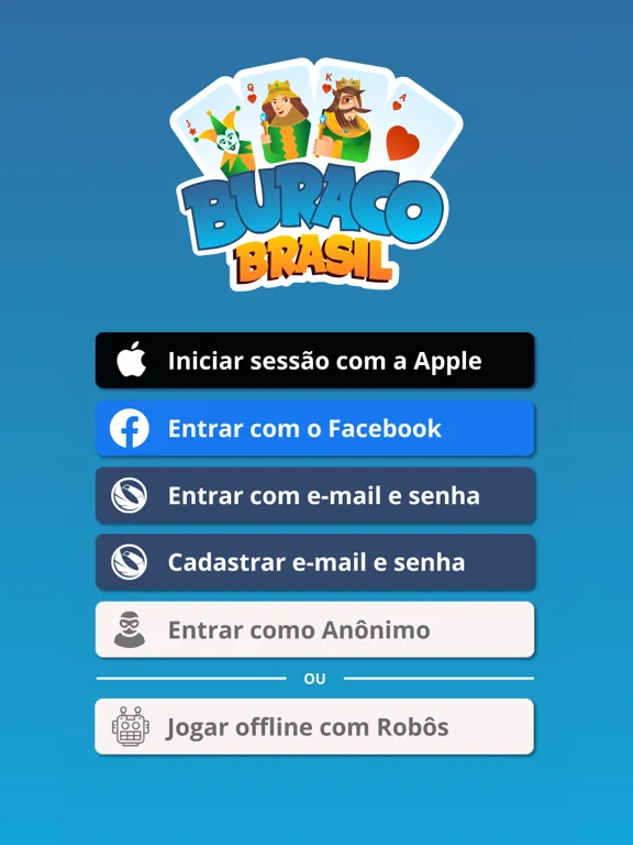 Zrzuty ekranu Buraco Brasil - Buraco Online iPad 
