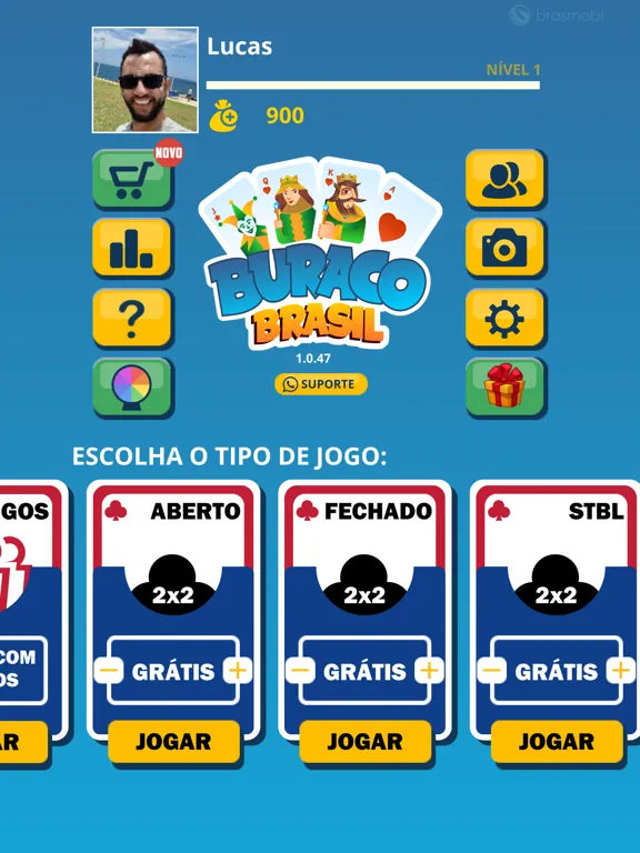 Zrzuty ekranu Buraco Brasil - Buraco Online iPad 