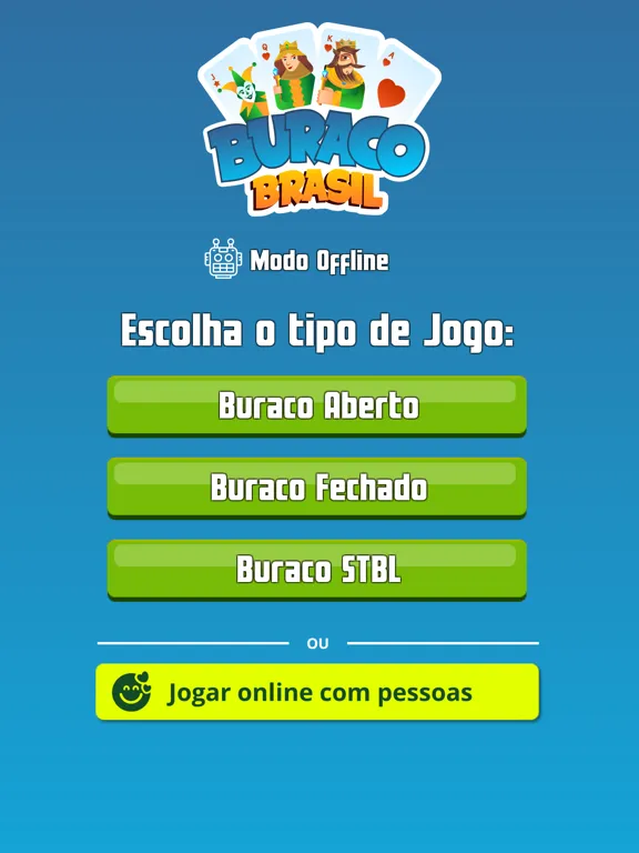 Zrzuty ekranu Buraco Brasil - Buraco Online iPad 