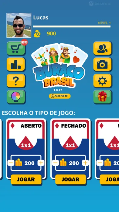 Zrzuty ekranu Buraco Brasil - Buraco Online