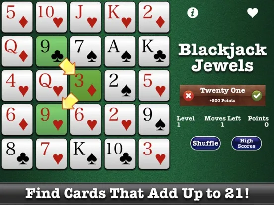 Blackjack Jewels™ iPad 应用截图