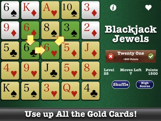 Blackjack Jewels™ iPad 应用截图