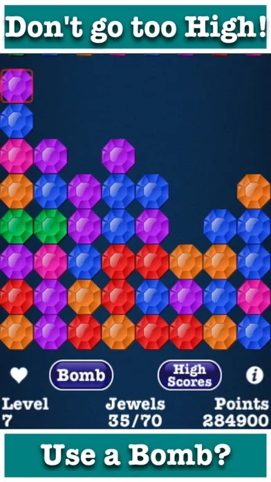 Tangkapan layar Rainbow Jewels™ Color Connect!