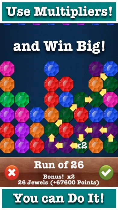 Tangkapan layar Rainbow Jewels™ Color Connect!