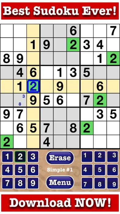Stress Free Sudoku Game Book! Ekran Görüntüleri