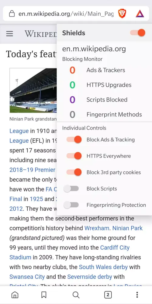 Brave Browser (Beta)應用截圖