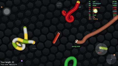 Capturas de pantalla de Flashy Snake - Rolling Worm All O Skins Unlocked