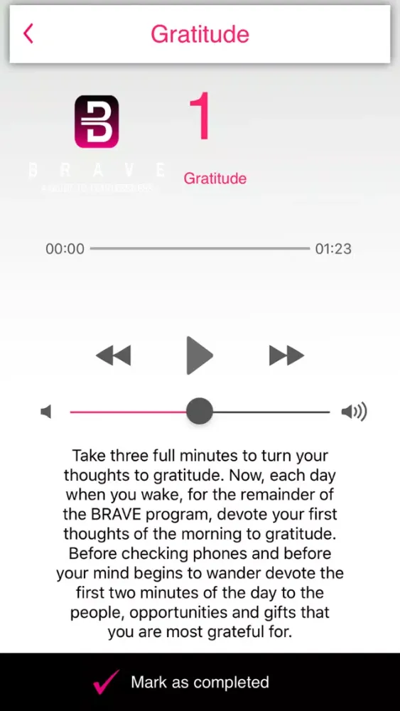 Zrzuty ekranu BRAVE: The Mental Fitness App