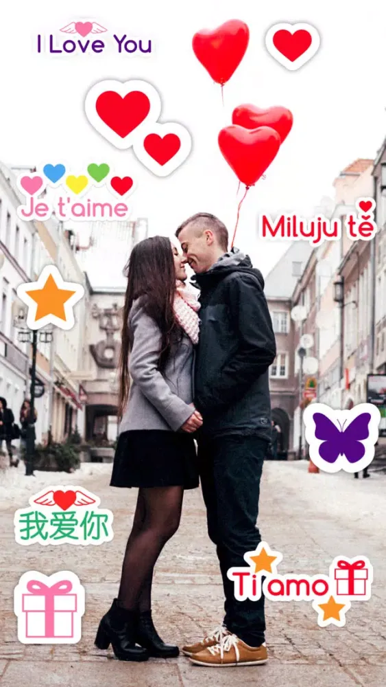Captures d'écran de Words of Love • Stickers