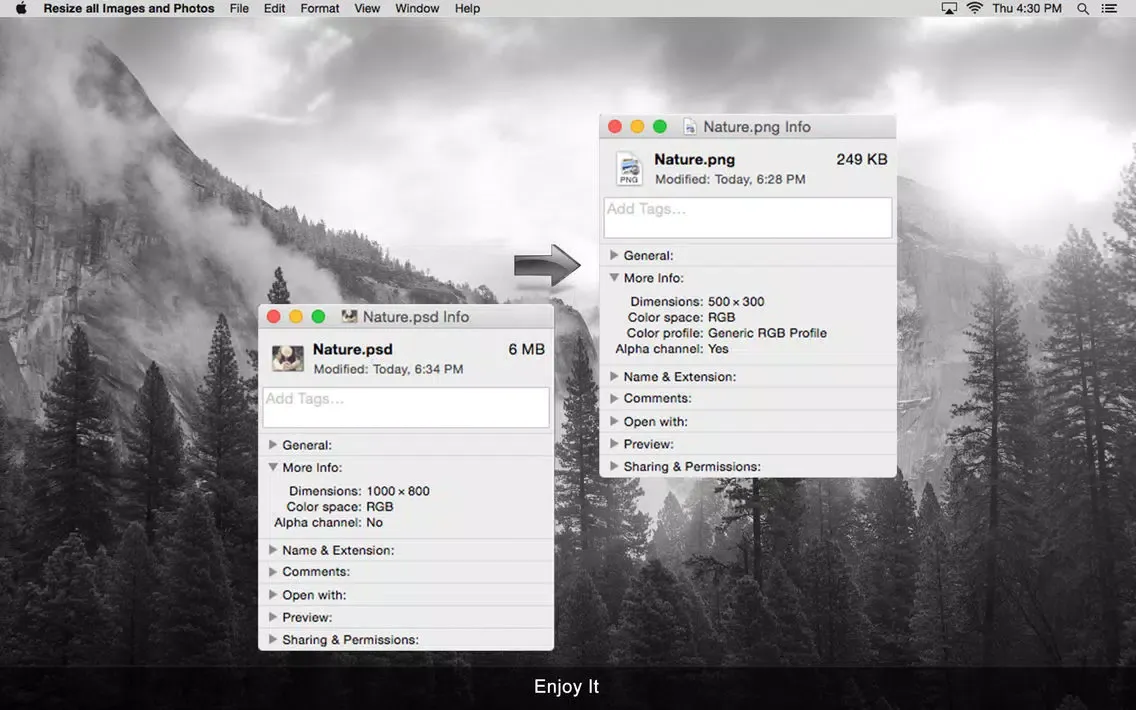 Screenshot di Resize all Images and Photos