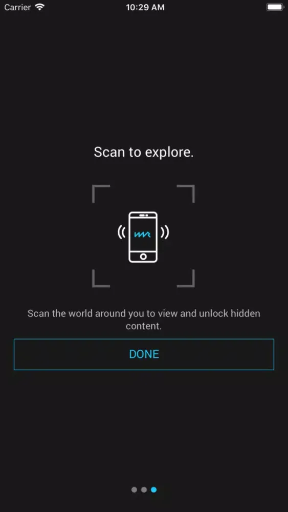 VWR Augmented Reality Screenshots