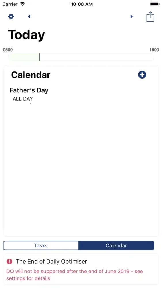 ภาพหน้าจอของ Daily Optimiser