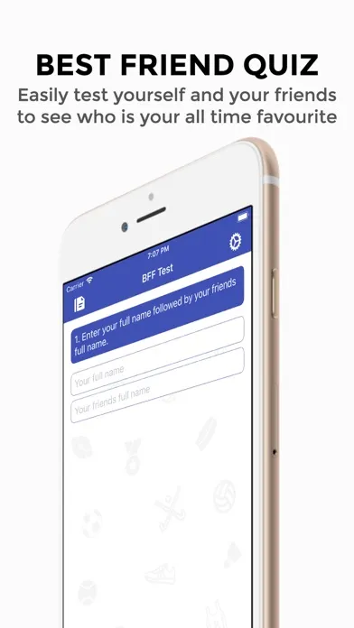 Captures d'écran de BFF Test - Friend Quiz