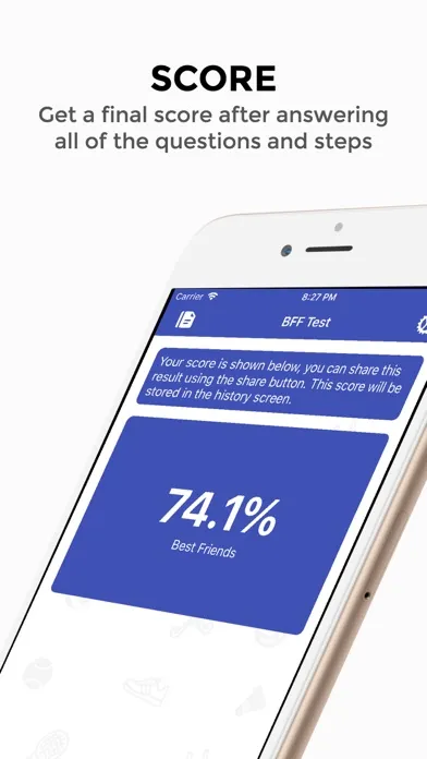 Captures d'écran de BFF Test - Friend Quiz