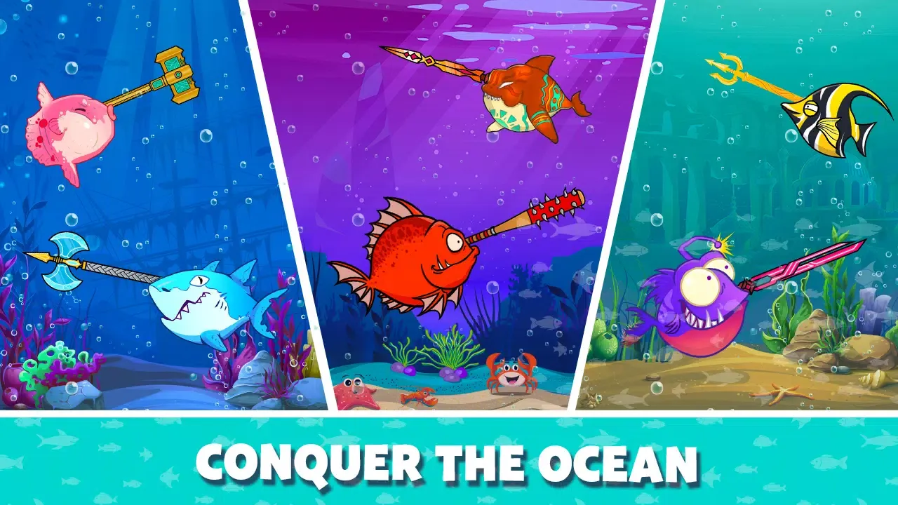 Fish IO: Be The King Screenshots