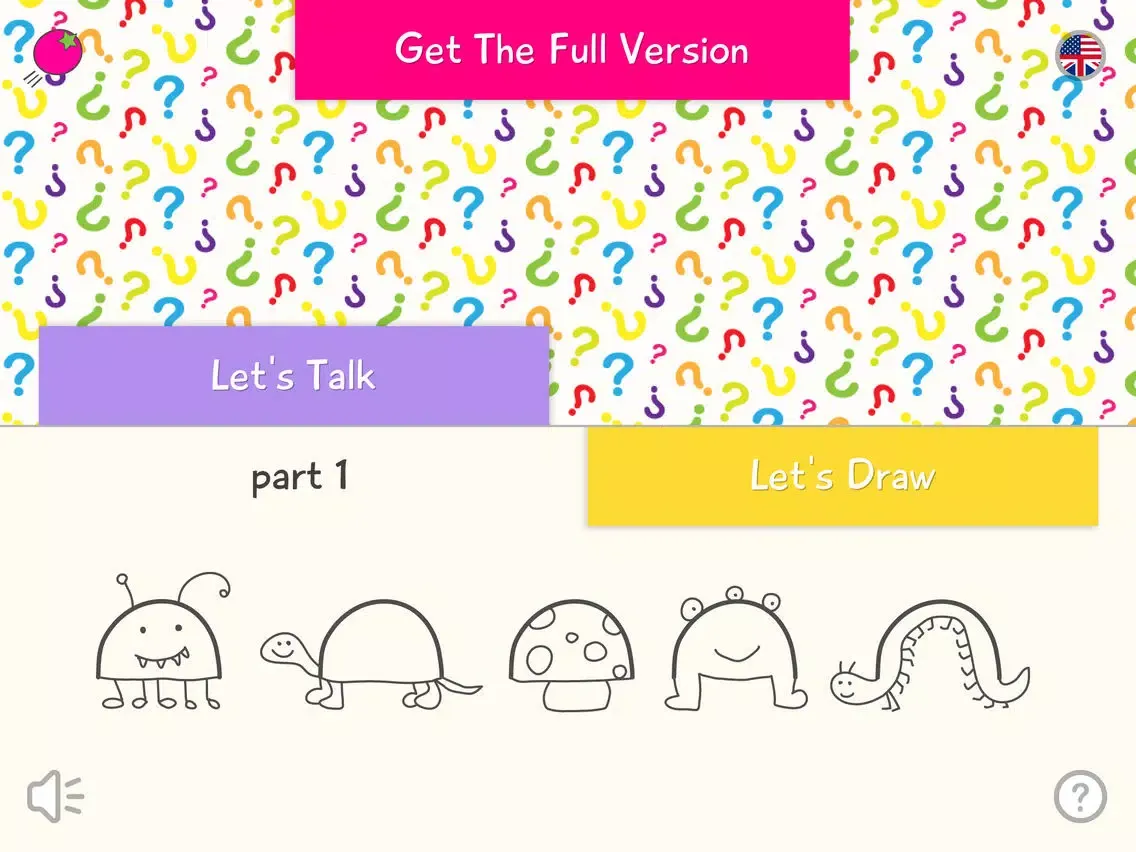 Let's Talk | Let's Draw - A creative family book game for kids and parents - Part 1 | Lite iPad 应用截图